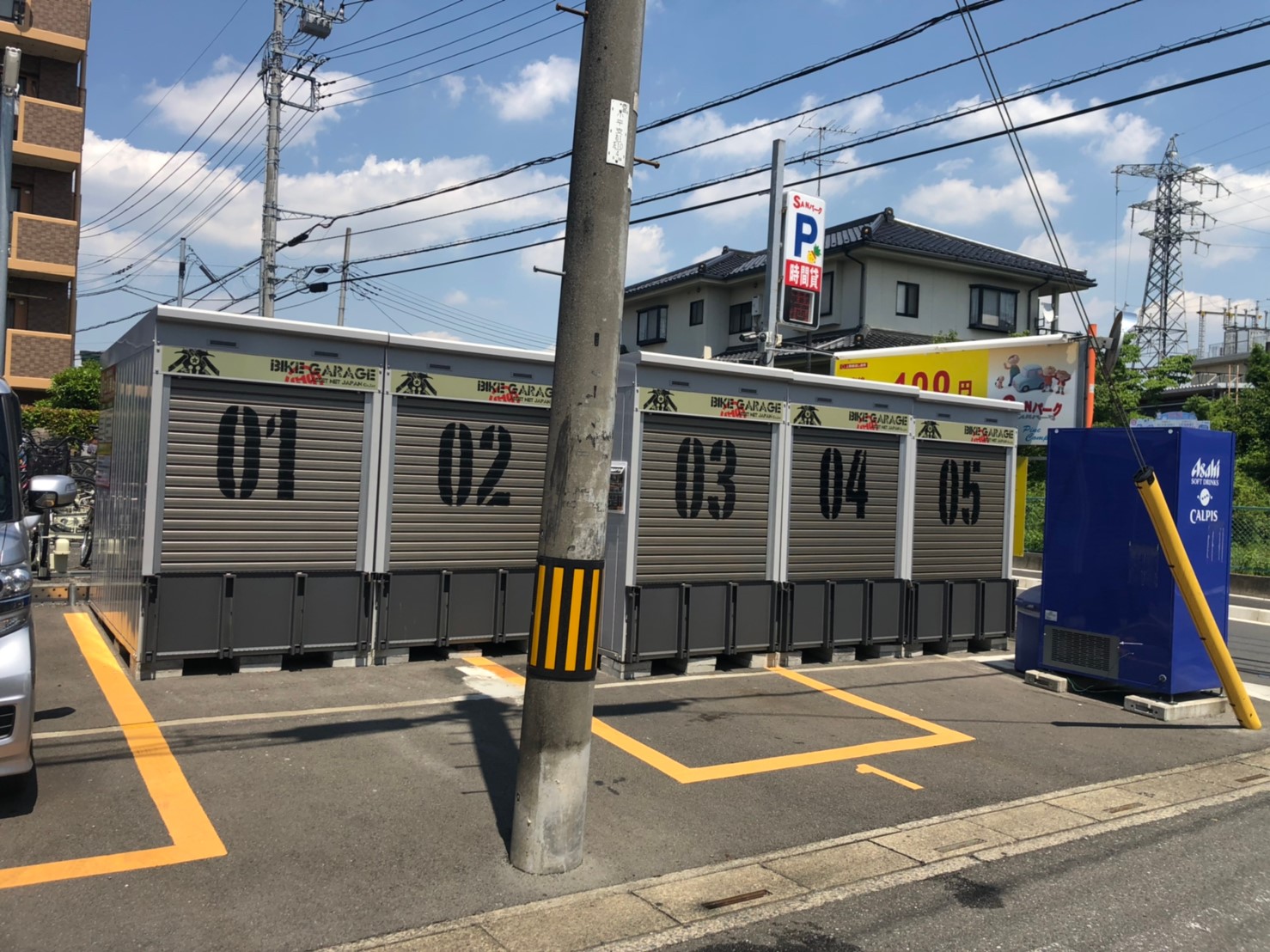 バイクストレージ指扇駅北口のバイク駐車場詳細 バイク駐車場をお探しの方にはユア バイクパーク